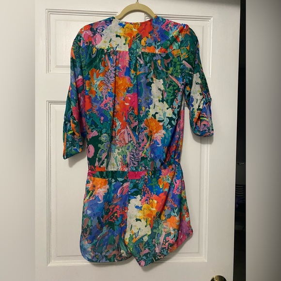 Amanda Uprichard floral romper size S - Picture 2 of 3